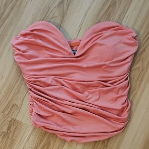 Express Coral Body Contour Top